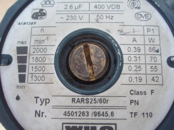 Wilo cv pompen diverse modellen en types, Doe-het-zelf en Verbouw, Verwarming en Radiatoren, Gebruikt, Overige typen, Minder dan 200 watt