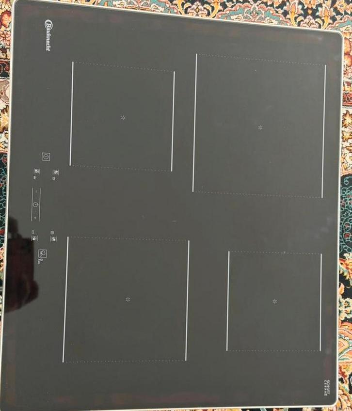 InductieKookplaat, Witgoed en Apparatuur, Kookplaten, Zo goed als nieuw, Inbouw, Inductie, 4 kookzones, Energieklasse A of zuiniger