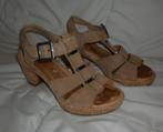 sandalen     maat  38 merk : Gabor, Bruin, Gabor, Gedragen, Sandalen of Muiltjes