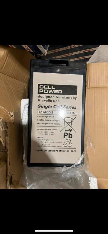 Cellpower Cps 400 Ah  Battery/Accu ! beschikbaar voor biedingen