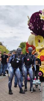 Pakken Carnaval of theater-   2x Morphsuit Robot met harnas, Ophalen of Verzenden, Zo goed als nieuw