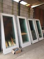 Buiten deur - Glazen wand - Openslaande deuren - Dubbel glas, Doe-het-zelf en Verbouw, Ophalen, Gebruikt, 160 cm of meer, Dubbelglas