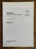 Introductie Productinformatie Mercedes-Benz W124 4MATIC 1987, Nieuw, Ophalen of Verzenden, Mercedes-Benz, Mercedes