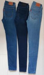 Levi’s jeans * Maat 26 * 710 Super Skinny * 3 stuks!, Ophalen, Blauw, W27 (confectie 34) of kleiner, Levi’s