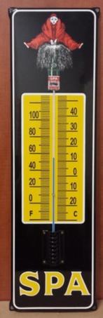 Spa thermometer van emaille reclame thermometer, Binnenthermometer, Nieuw, Ophalen of Verzenden