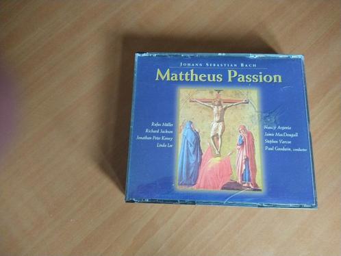2-CD Mattheus Passion - Johann Sebastian Bach, Cd's en Dvd's, Cd's | Klassiek, Zo goed als nieuw, Overige typen, Barok, Ophalen of Verzenden