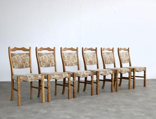 brutalist eetkamerstoelen | vintage stoelen | jaren 60 | (3), Huis en Inrichting, Stoelen, Gebruikt, Vijf, Zes of meer stoelen