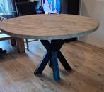 Ronde eettafel 120cm, Huis en Inrichting, Tafels | Eettafels, Ophalen, Rond, Zo goed als nieuw, Vier personen