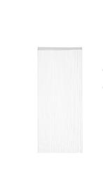 Draadgordijn Wit  90x245cm, 200 cm of meer, Wit, Nieuw, 50 tot 100 cm
