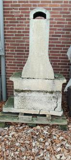 Oude stenen Palazetti barbecue, Ophalen, Gebruikt