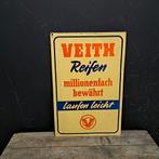 Veith Reifen banden blikken reclamebord, Ophalen, Gebruikt, Reclamebord