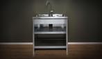 Elementi di Cucina spoelmodule RVS 90cm, Ophalen of Verzenden, Nieuw, 50 tot 100 cm, Minder dan 100 cm