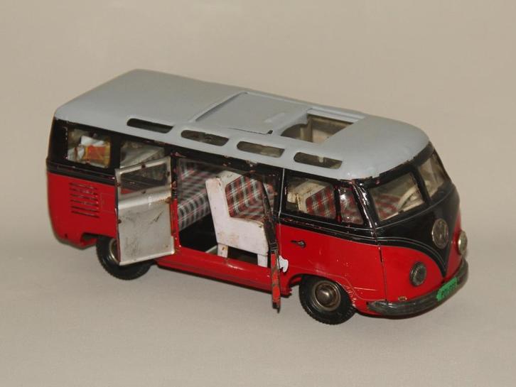 Blikken VW samba bus Tipp&Co, Antiek en Kunst, Antiek | Speelgoed, Ophalen of Verzenden