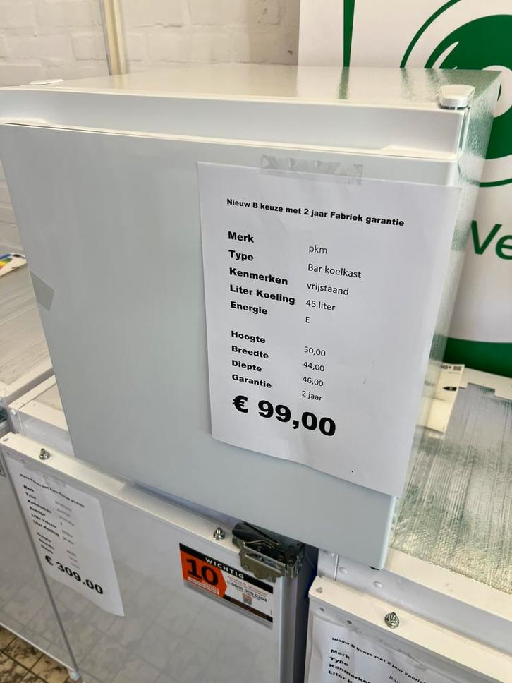 Bar koelkast opzet koelkast nieuw, Witgoed en Apparatuur, Koelkasten en IJskasten, Nieuw, Met aparte vriezer, 200 liter of meer