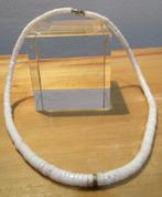 Kett. KT21: Witte Schelp ketting-41½cm., Verzenden, Nieuw, Wit, Steen of Mineraal