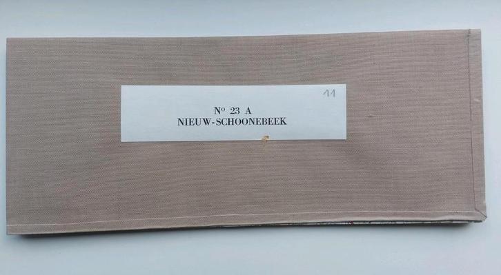 23A stafkaart uit 1963 van Schoonebeek en omgeving, Boeken, Atlassen en Landkaarten, Zo goed als nieuw, Landkaart, Nederland, 1800 tot 2000