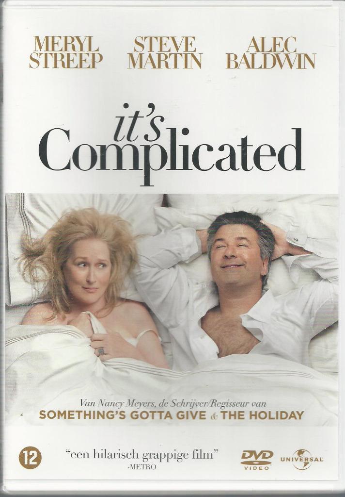 It's complicated met o.a. Meryl Streep, Steve Martin, Cd's en Dvd's, Dvd's | Klassiekers, Nieuw in verpakking, Komedie, Vanaf 12 jaar