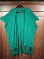 groene zomer poncho / vest One Size, Kleding | Dames, Grote Maten, Ophalen of Verzenden, Nieuw, Groen, Trui of Vest