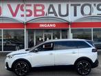 Peugeot 5008 1.2 TURBO GT-LINE HALF-LEER NAVI PANO-DAK CAMER, 1280 kg, Gebruikt, 1199 cc, Met garantie (alle)