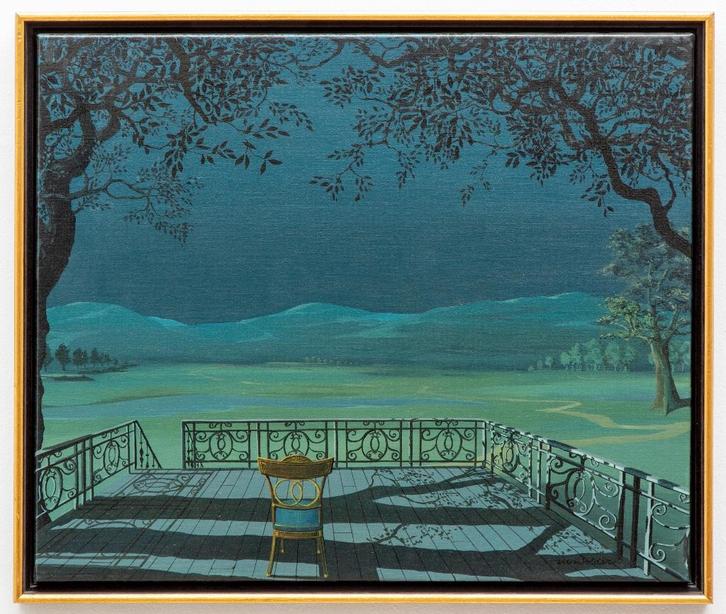 Origineel werk Joop Polder (1939) - Olieverf op doek - Maanl, Antiek en Kunst, Kunst | Schilderijen | Modern, Ophalen of Verzenden