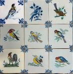 Prachtige vogeltegels ca.13x13 cm, Antiek en Kunst, Antiek | Wandborden en Tegels, Ophalen of Verzenden