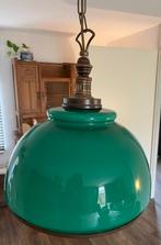 Prachtige vintage glazen hanglamp!, Ophalen, Zo goed als nieuw, Glas, Minder dan 50 cm
