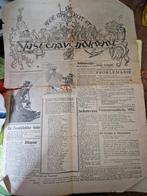 Vastenavendkrant 1952 krabbegat vastenavend, Ophalen, 1940 tot 1960, Nederland, Krant