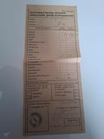 ontvangstbewijs Odoorn voedselbonnen bonkaart document wo2, Verzamelen, Ophalen of Verzenden, Landmacht, Duitsland