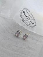Sterling zilveren oorknopjes met Swarovski kristal, Sieraden, Tassen en Uiterlijk, Oorbellen, Met kristal, Nieuw, Ophalen of Verzenden