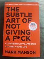 Mark Manson - The subtle art of not giving a f*ck, Ophalen of Verzenden, Zo goed als nieuw