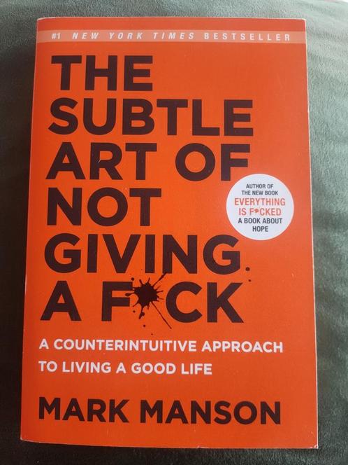 Mark Manson - The subtle art of not giving a f*ck, Boeken, Advies, Hulp en Training, Zo goed als nieuw, Ophalen of Verzenden