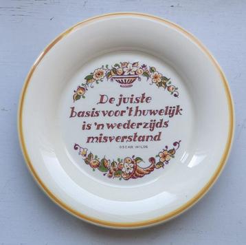 wandbord oscar wilde huwelijk beschikbaar voor biedingen