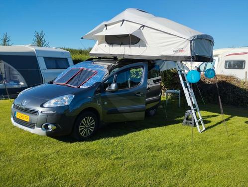 Peugeot Partner 1.6 16V 88KW Tepee  2013 Grijs, Caravans en Kamperen, Campers, Particulier, tot en met 4, Overige merken, Benzine