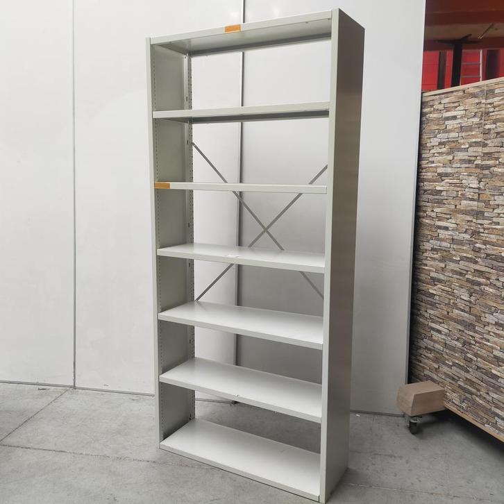 Bruynzeel Sysco metalen legbord stellingkast - 224x103x35 c, Huis en Inrichting, Kasten | Stellingkasten, Gebruikt