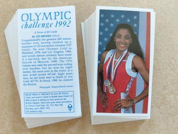 Olympic Challenge 1992 complete set 40 tea cards Olympiade beschikbaar voor biedingen
