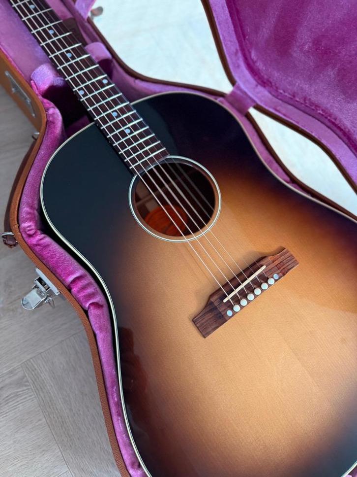 Gibson J45 Banner True Vintage, Muziek en Instrumenten, Snaarinstrumenten | Gitaren | Akoestisch, Zo goed als nieuw, Western- of Steelstringgitaar