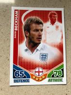 Topps Match Attax WK 2010 David Beckham, Verzamelen, Sportartikelen en Voetbal, Ophalen of Verzenden, Zo goed als nieuw, Buitenlandse clubs