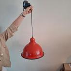 8 Prachtige oude vintage emaile look hanglampen, Huis en Inrichting, Lampen | Hanglampen, Ophalen of Verzenden, Gebruikt, Minder dan 50 cm