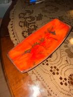 van Erp schaal oranje bruin vintage Fat Lava keramiek jaren, Antiek en Kunst, Antiek | Keramiek en Aardewerk, Ophalen of Verzenden