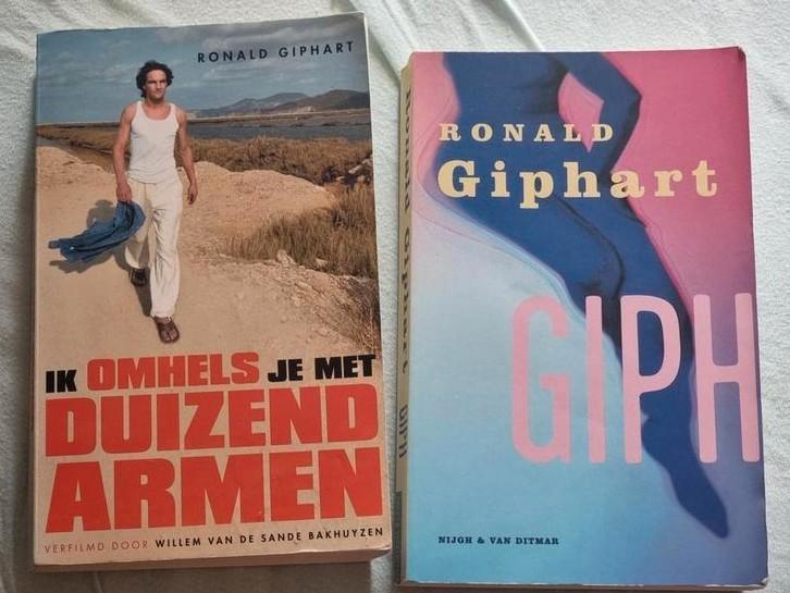 Giphart Ronald.  " Giph" en " ik omhels je met duizend arm, Boeken, Romans, Gelezen, Nederland, Ophalen of Verzenden