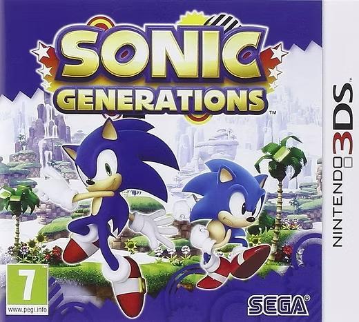 Nintendo 3DS Sonic generations, Spelcomputers en Games, Games | Nintendo 2DS en 3DS, Zo goed als nieuw, Avontuur en Actie, 1 speler