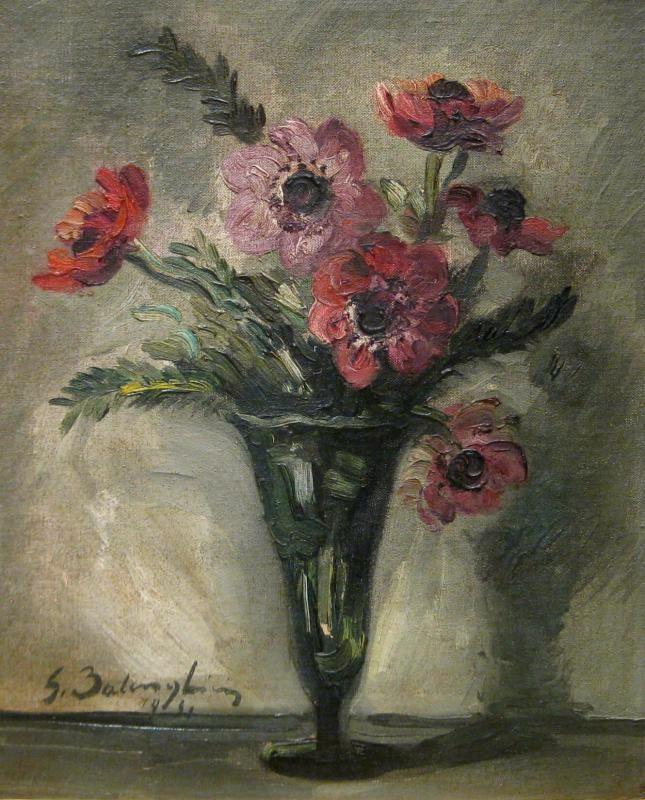 =Gustave BALENGHIEN 1892-1953==stilleven==BELGISCH=, Antiek en Kunst, Kunst | Schilderijen | Klassiek, Ophalen of Verzenden