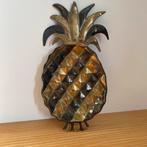 Vintage 1960’s Messing Ananas Schaaltje, Ophalen of Verzenden, Zo goed als nieuw, Rond, Glas