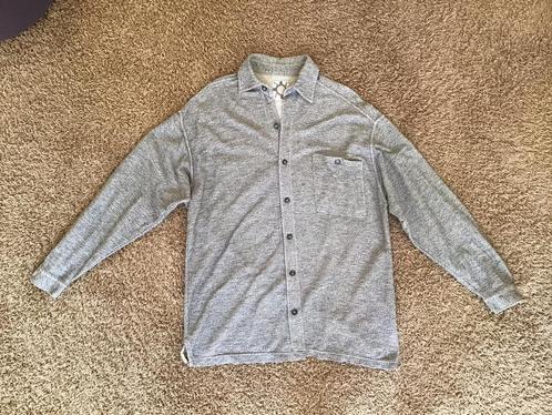 Grijs gemêleerd vest met knopen. Merk Axis. Maat L., Kleding | Heren, Truien en Vesten, Gedragen, Maat 52/54 (L), Grijs, Ophalen of Verzenden