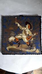 4 QUADRANT TEGELS (INGELIJST) ZEEUWSE LANDBOUW MIJ. 1946, Ophalen of Verzenden