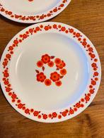 Vintage Arcopal Lotus borden drie stuks, Verzamelen, Retro, Ophalen, Huis en Inrichting