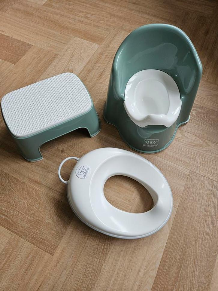 Baby Björn Zindelijkheidstrainingset, Kinderen en Baby's, Overige Kinderen en Baby's, Zo goed als nieuw, Ophalen
