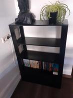 Zwart boekenkastje, Huis en Inrichting, Kasten | Boekenkasten, Ophalen, Zo goed als nieuw, 25 tot 50 cm, 50 tot 100 cm