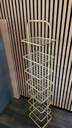 Goudkleurig schoenenrek - Italiaans design, Ophalen of Verzenden