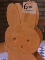 nijntje houten spaarpot 6,=, Ophalen of Verzenden, Zo goed als nieuw, Hout, Dier